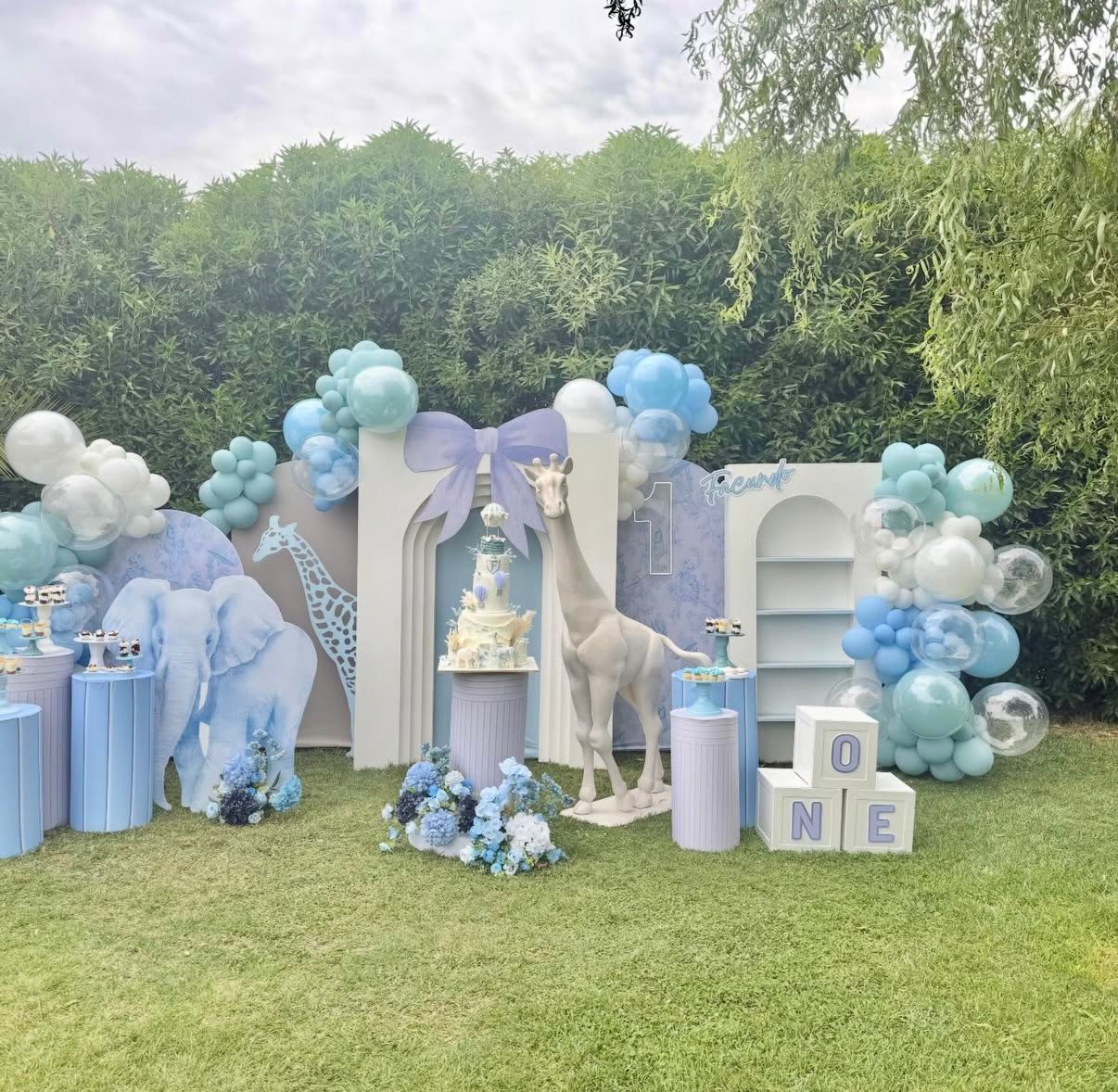 Pastel balloon event decoration